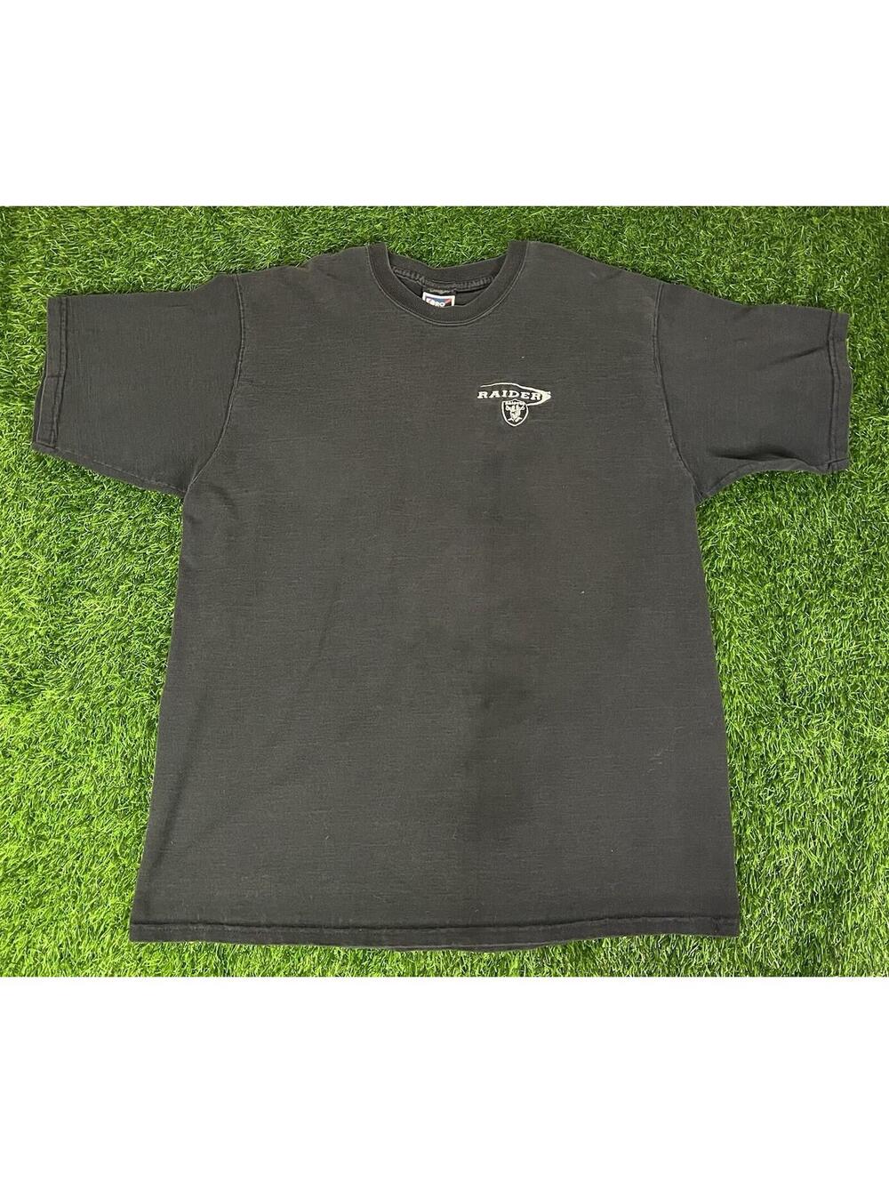 Oakland Raiders 90s Vintage Pro Player NFL Black T-Shirt Mens XL